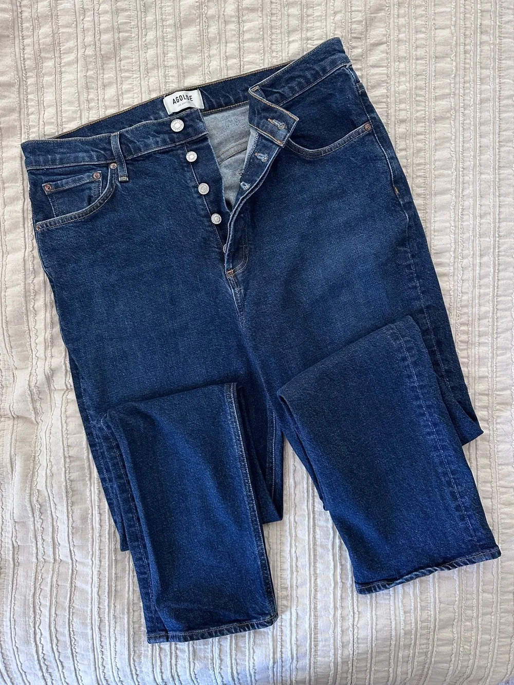 Agolde Freya Jeans | Dark Wash | Size 32 - Picture 2 of 5